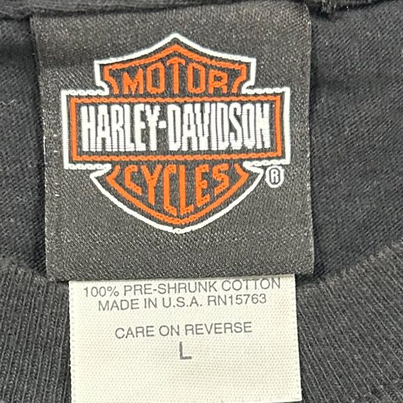 Biker Bob's Motown Detroit Harley Davidson T Shirt Sz L - Picture 3 of 9